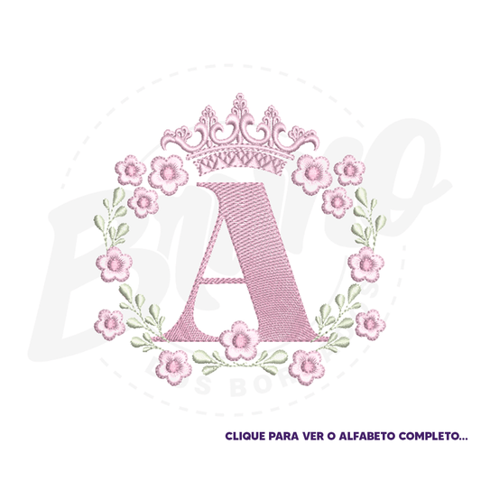 Alfabeto Coroa Feminino