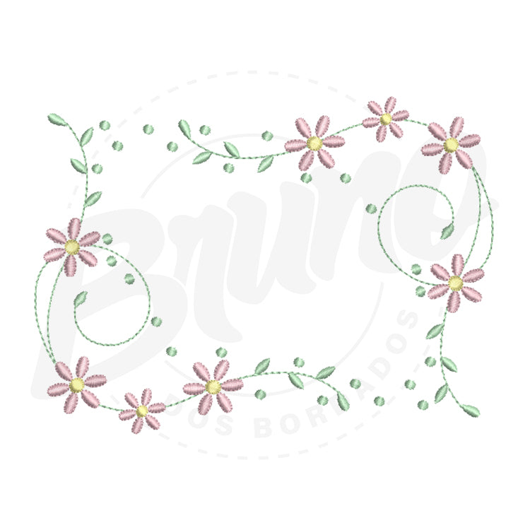 CG17M006 - Moldura floral