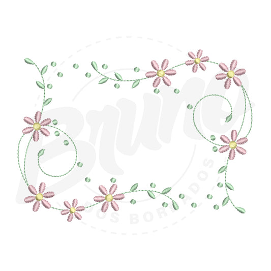 CG17M006 - Moldura floral