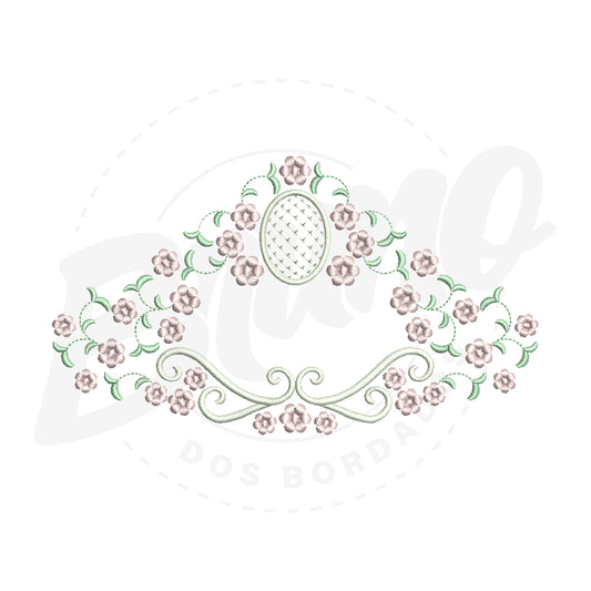 CG18M008 - Moldura floral