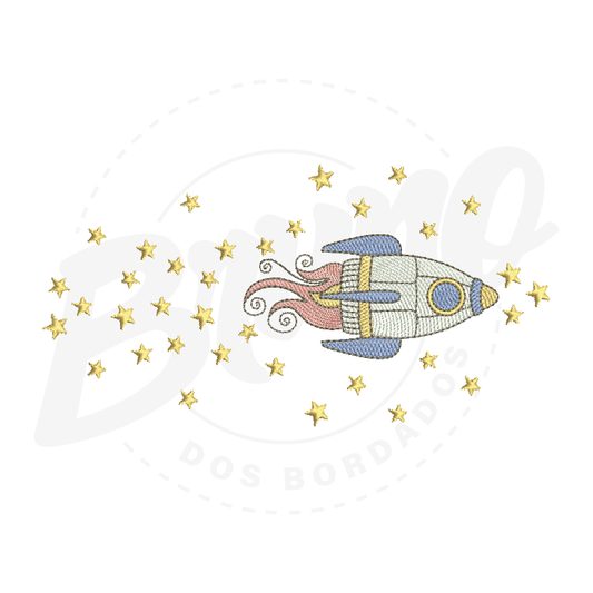 MP23M046 - Barrinha Foguete e Estrela