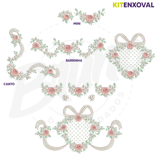 Kit Enxoval #7 - Rosas