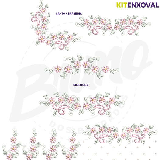 Kit Enxoval #144 - Floral