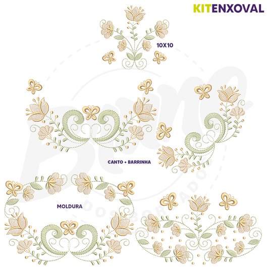 Kit Enxoval #145 - Floral