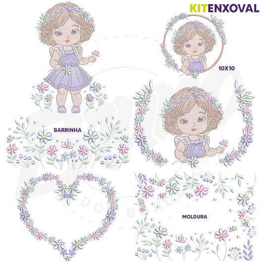 Kit Enxoval #140 - Boneca/Menina