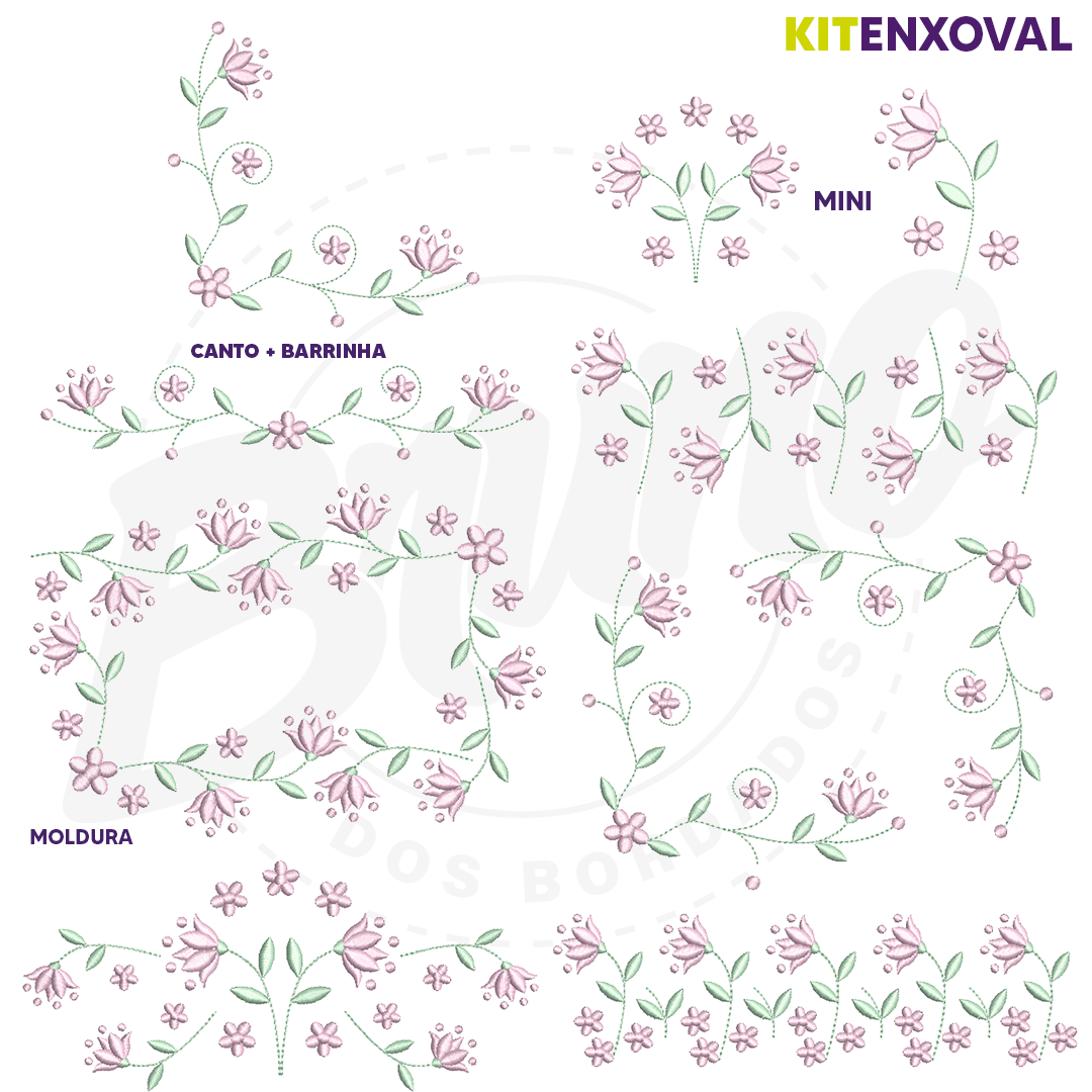 Kit Enxoval #25 - Floral