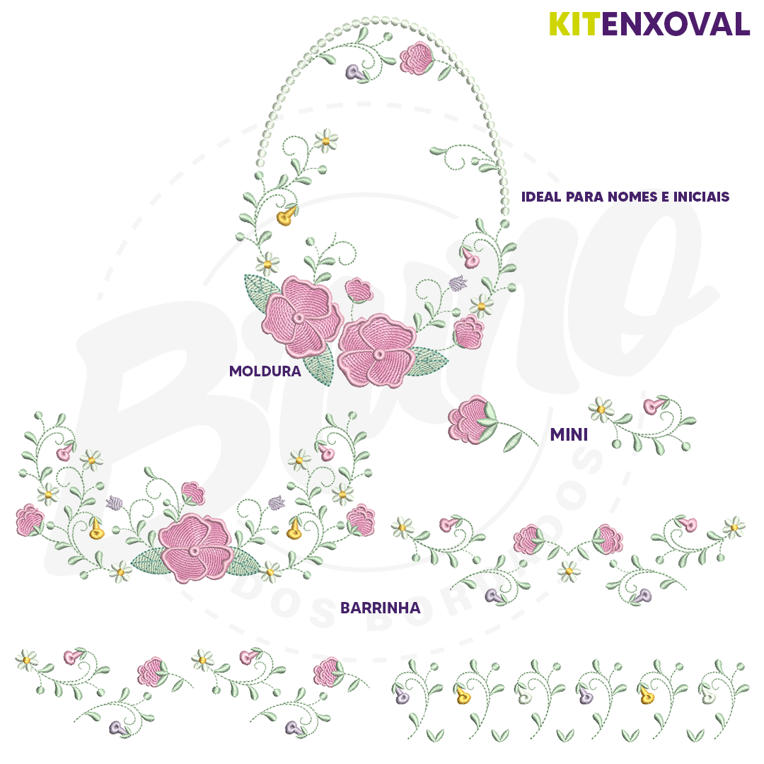 Kit Enxoval #19 - Rosa