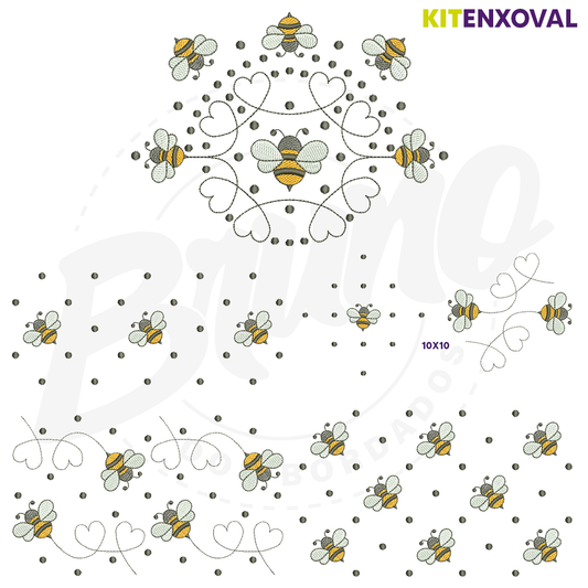 Kit Enxoval #51 - Abelha