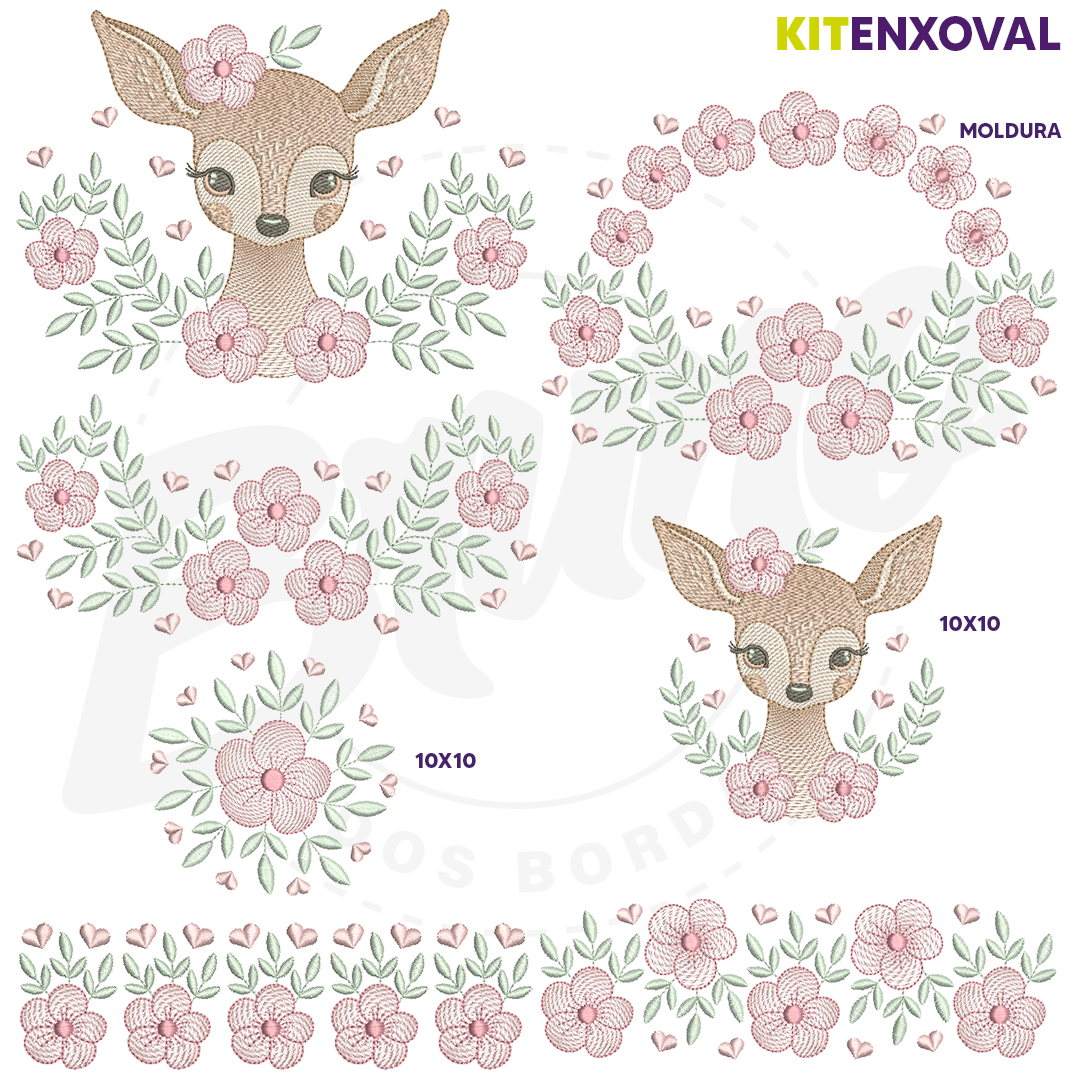 Kit Enxoval #50 - Floral