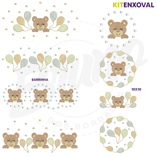 Kit Enxoval #45 - Urso