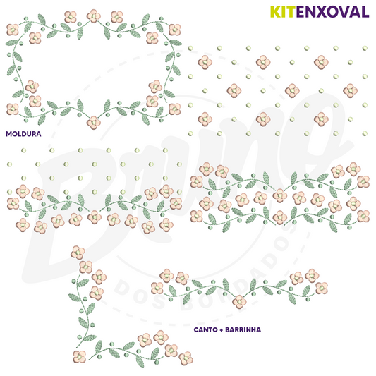Kit Enxoval #27 - Flores
