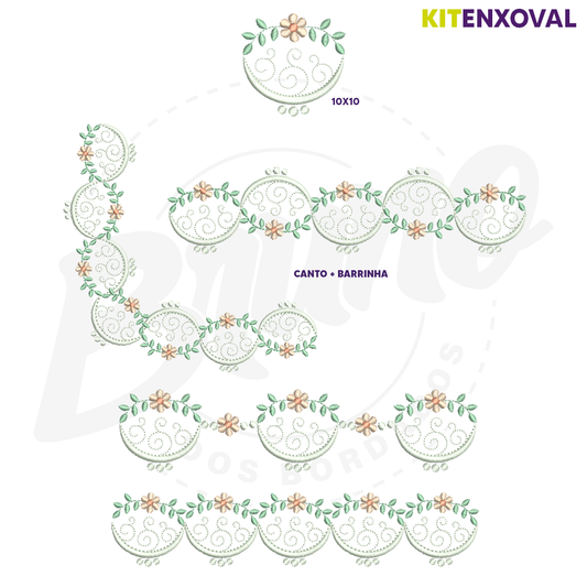 Kit Enxoval #69 - Flores e ramos