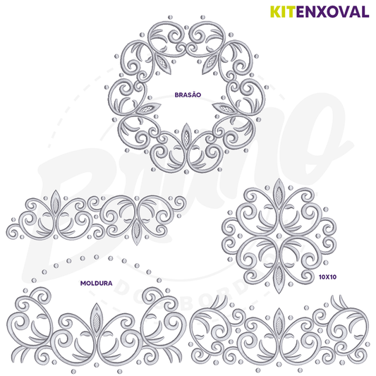 Kit Enxoval #99 - Arabesco