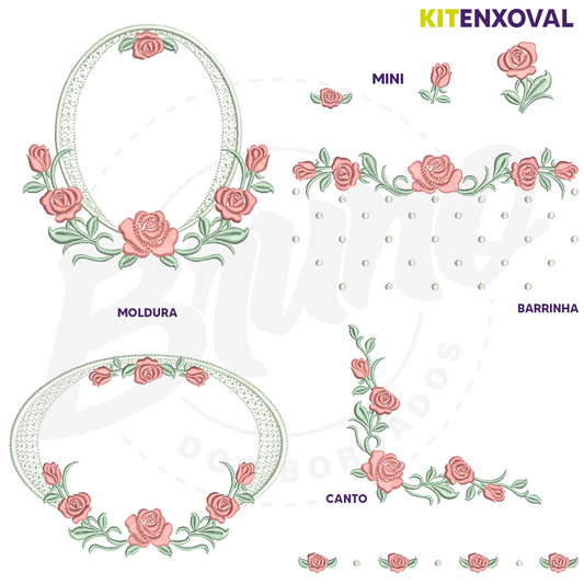 Kit Enxoval #9 - Rosas