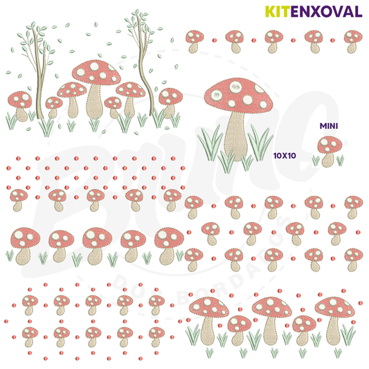 Kit Enxoval #44 - Cogumelo