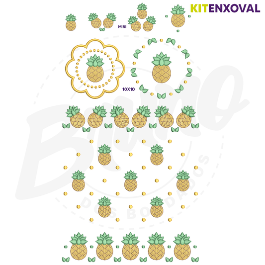 Kit Enxoval #60 - Abacaxi