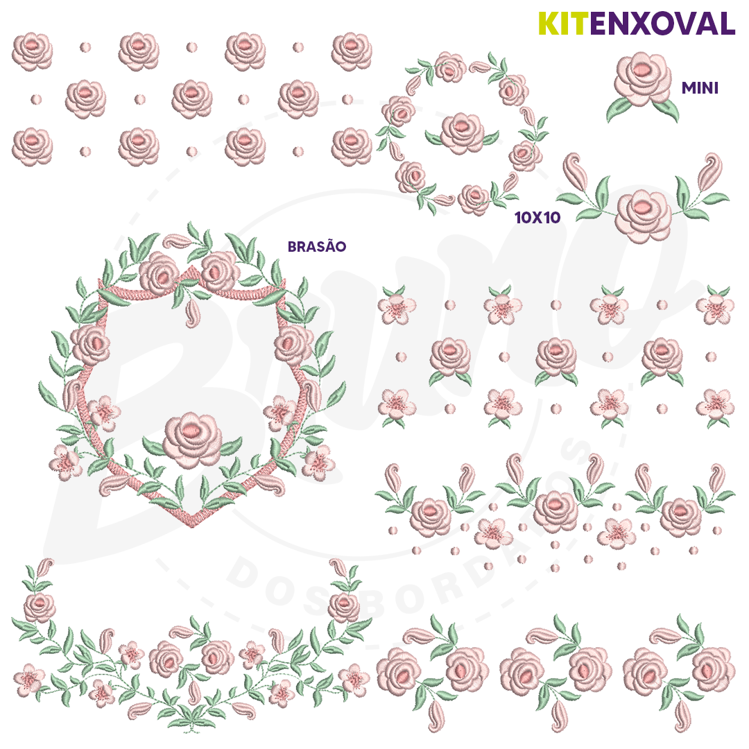 Kit Enxoval #47 - Rosas