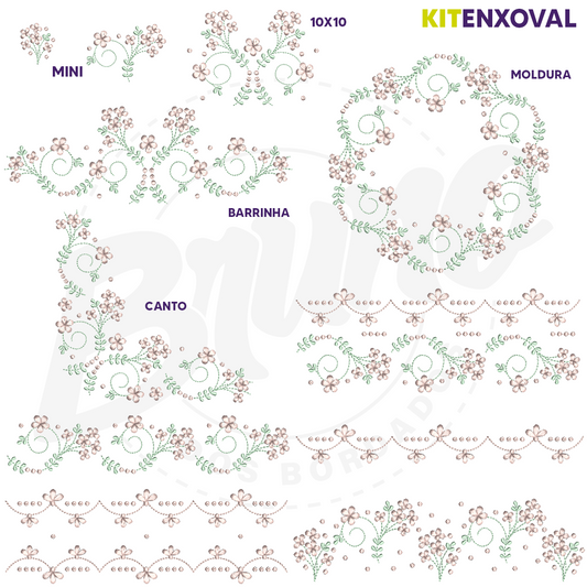 Kit Enxoval #12 - Floral