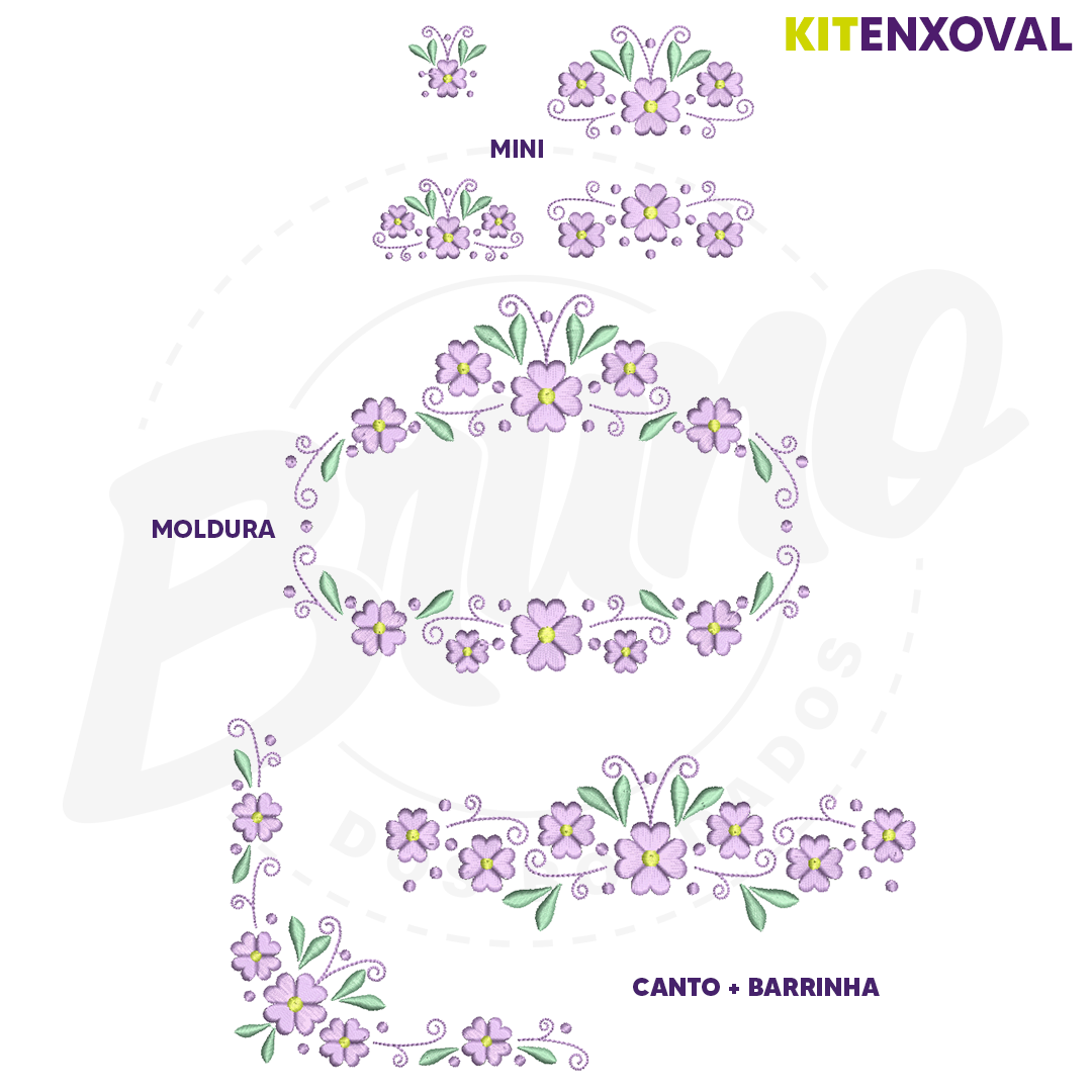 Kit Enxoval #15 - Floral