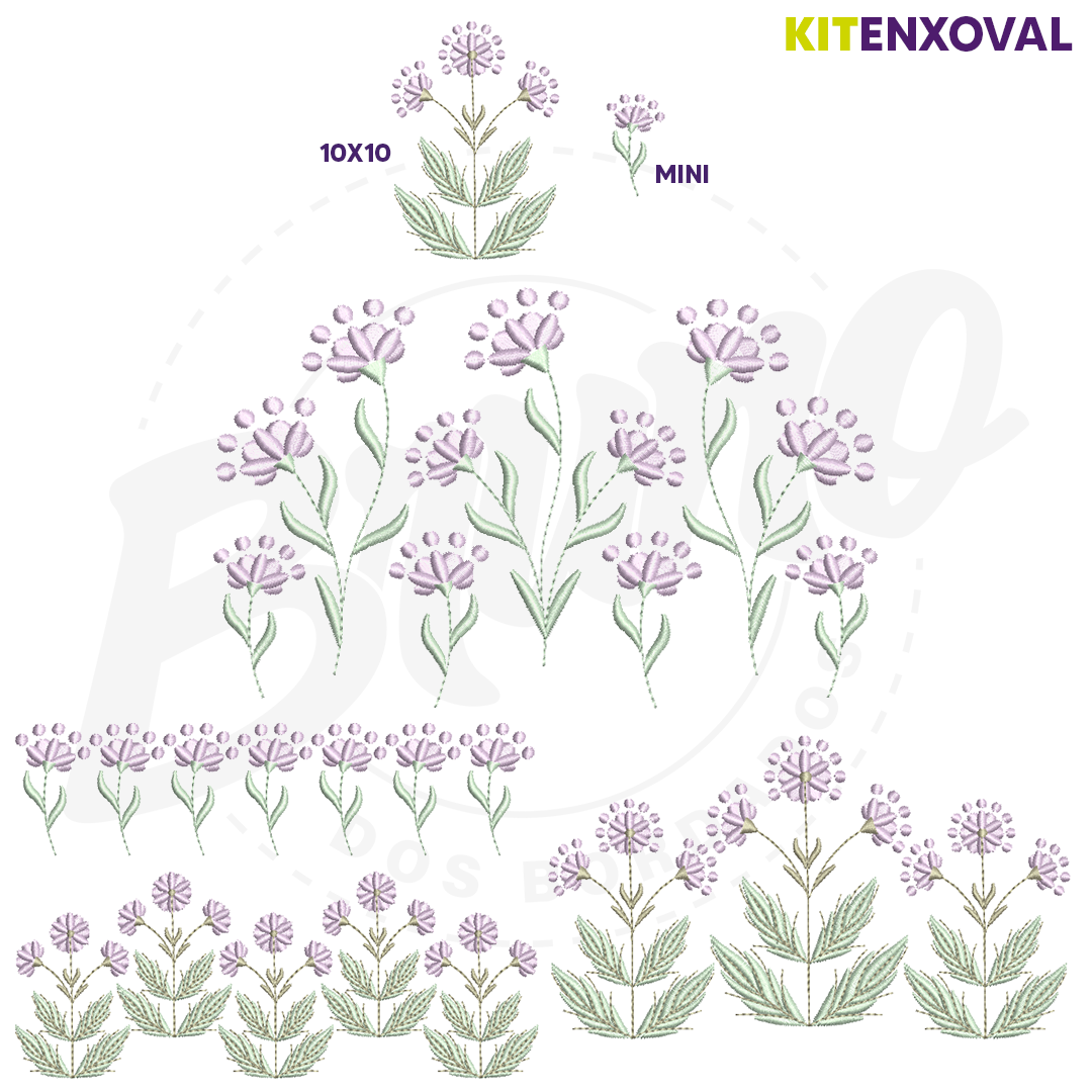 Kit Enxoval #126 - Floral