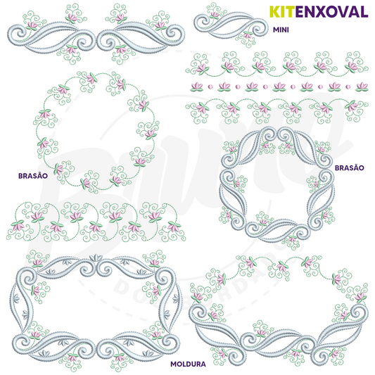 Kit Enxoval #24 - Arabesco