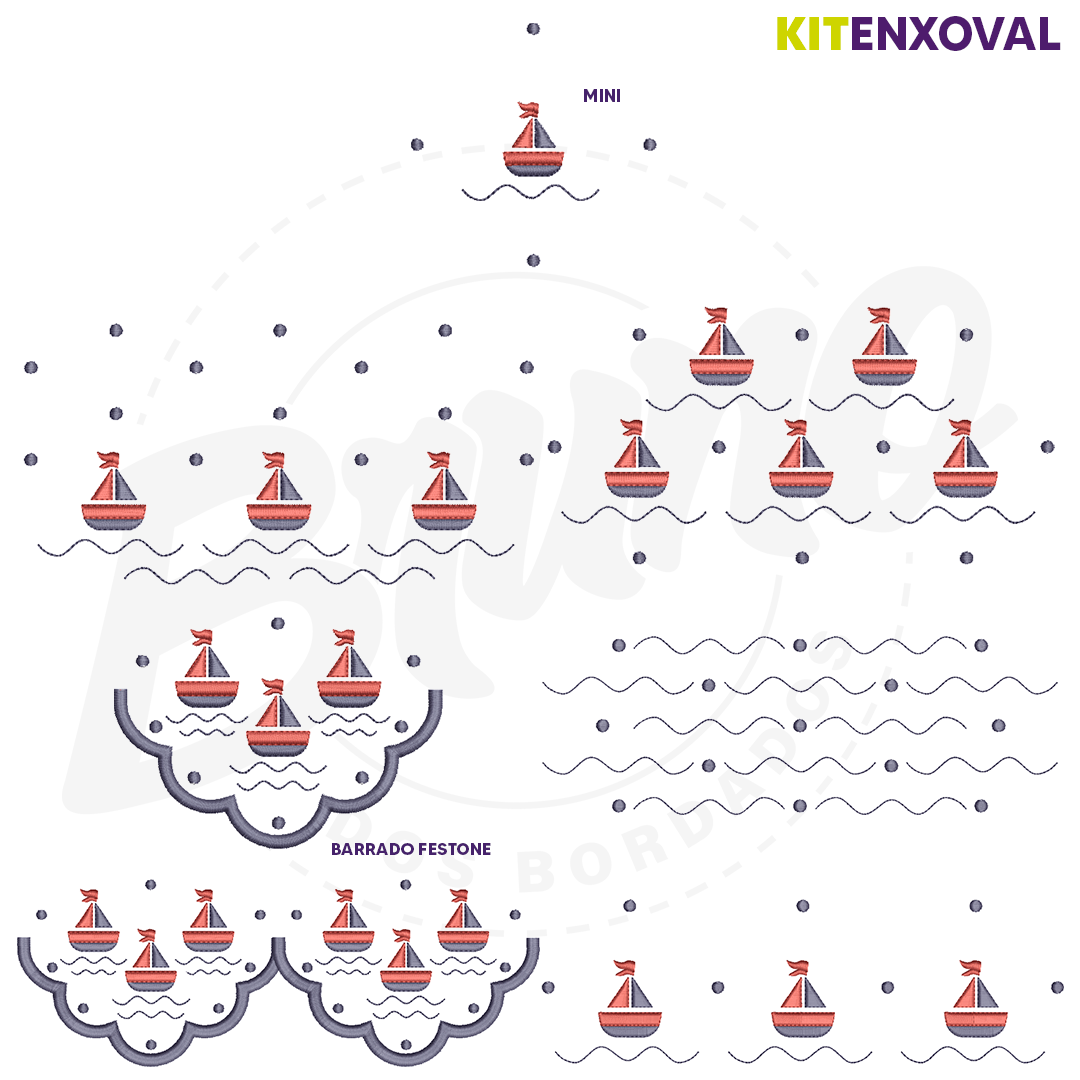 Kit Enxoval #101 - Barquinho
