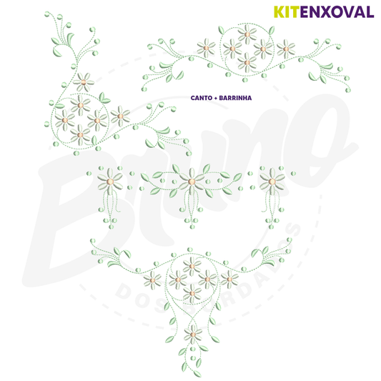 Kit Enxoval #68 - Flores e ramos