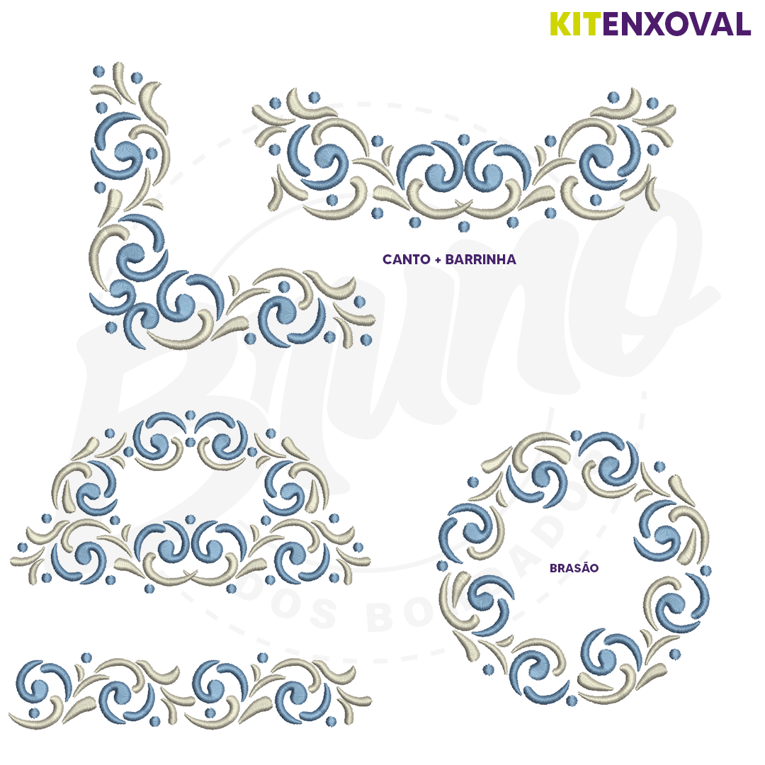 Kit Enxoval #119 - Arabesco