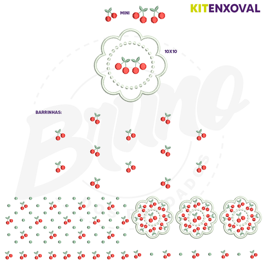 Kit Enxoval #59 - Cerejinha